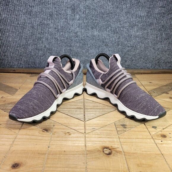 SOREL Kinetic Lace Women's 9.5 Knit Purple Sage Athletic‎ Shoe Comfort Running - Picture 5 of 11